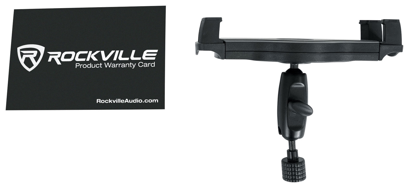 Rockville R-BOOM 34 34" Boom Arm Studio Mic Stand+Desk Clamp+iPad/iPhone Mount