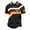 #0478-Black, variant on Ceisia Men Germany Stripe Football Logo Printed Short Sleeve Sports Polo Top White XL Gift