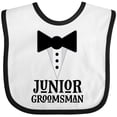 thumbnail image 3 of Inktastic Junior Groomsman Bridal Party Wedding Boys Baby Bib, 3 of 4