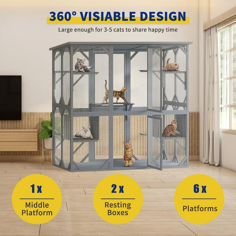 Extra large best sale cat cage