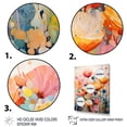thumbnail image 3 of Designart "Coral Whimsical botanic Wilds II" Abstract Canvas Print, 3 of 5