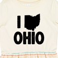thumbnail image 4 of Inktastic I Love Ohio with State Silhouette Girls Toddler Dress, 4 of 5