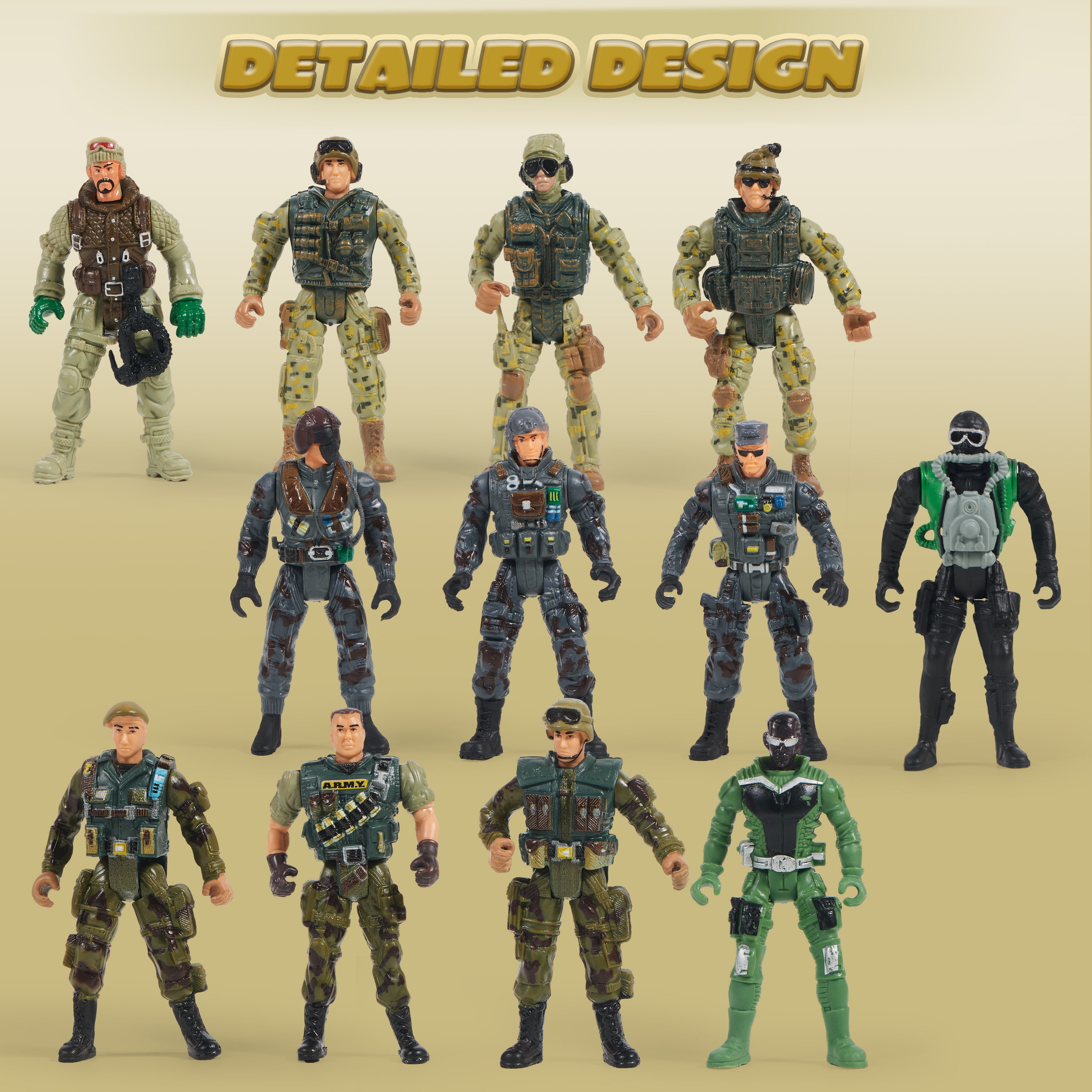 Army man action figure discount