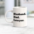 thumbnail image 5 of Husband Dad Lawyer 11oz Plastic Coffee Mug | For Attorneys and Legal Students, 5 of 6