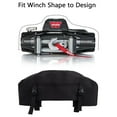 thumbnail image 5 of YXMEIGUO Winch Cover, Badlands Winch Cover 12000 lb Waterproof Winch Accessories, Weather Resistant Dust Cover for Electric Winches, Black, 5 of 7