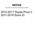 thumbnail image 2 of Transit Auto Front Complete Suspension Shocks Strut and Coil Spring Mount Assemblies Kit for Car Toyota Prius V Scion tC - Left Right Side (Driver Passenger) K78A-100181, 2 of 2