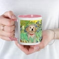 thumbnail image 3 of CafePress - Irises & Havanese Puppy Mug - 11 oz Ceramic Mug - Novelty Coffee Tea Cup, 3 of 3