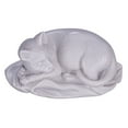 thumbnail image 3 of danila-souvenirs Decorative Marble Statue Figurine Sculpture Lying White Cat 4'' (10 cm), 3 of 3