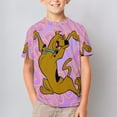 thumbnail image 2 of Scooby Doo Kid's T-Shirt Short Sleeve T-Shirt Tops Summer Tee Shirt for Boys Girls 160CM, 2 of 8