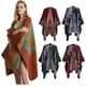 thumbnail image 2 of Jumpingount Abrigo para el cuello Bufanda de invierno Ponchos cálidos Cachemira de simulación Diseño grueso Mantener el calor Mantón grueso de Accesorios de disfraces tipo 7, 2 of 6