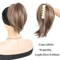 thumbnail image 2 of Extensions de Cheveux en Queue de Cheval avec Pince à Griffes Synthétiques Chignon Droit, 2 of 7