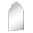 thumbnail image 2 of TEHOME Chrome Arched Bathroom Mirror, 22x36 inches, Stainless Steel Frame, 2 of 4