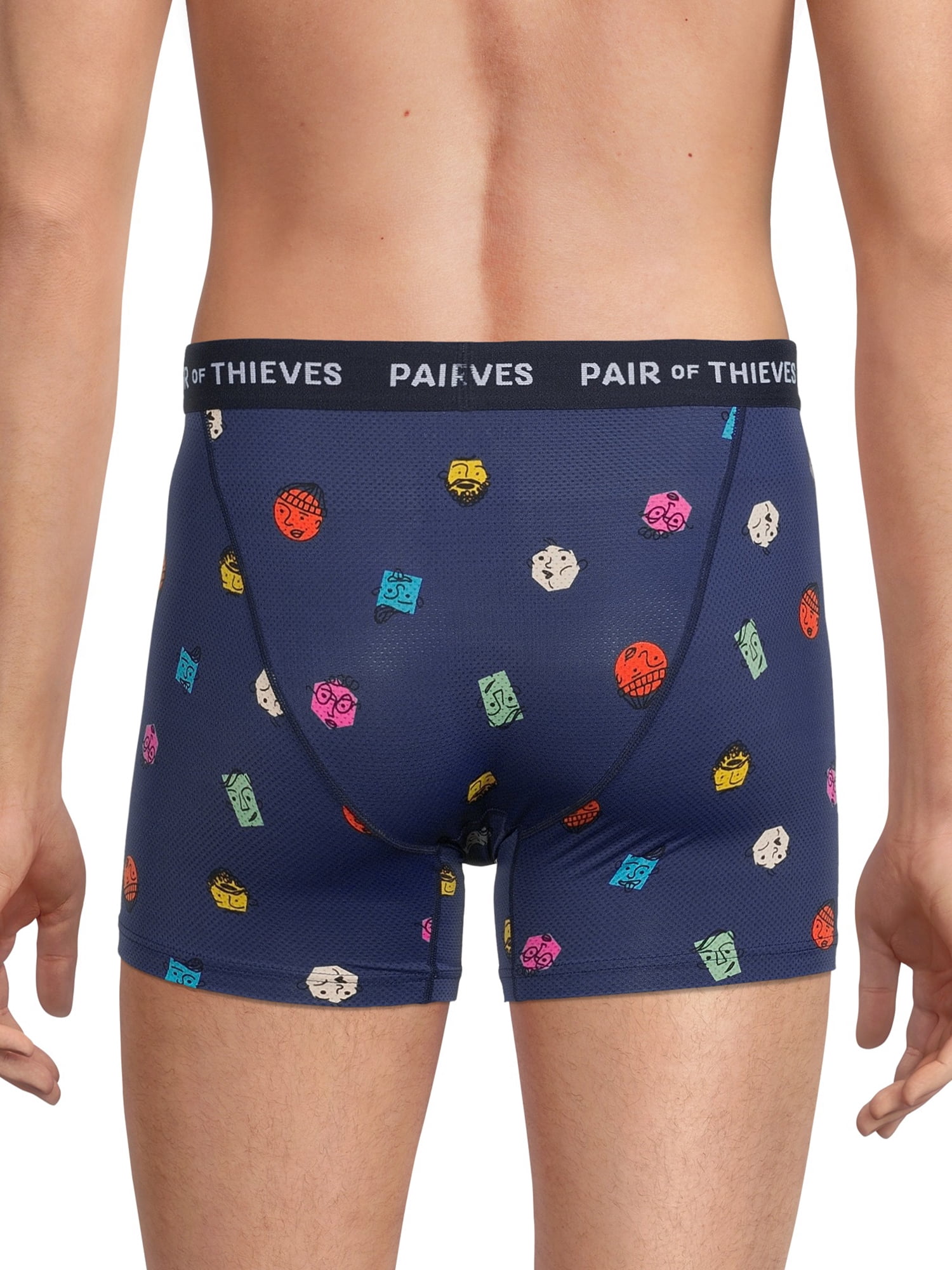 Pair of Thieves Men's Holiday Faces Boxer Brief, 1-Pack