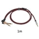 thumbnail image 5 of Cable de audio trenzado macho divisor en Y de 3,5 mm a 1/4 de pulgada doble de 1/8" a 6,35 mm 1 metro, 5 of 7