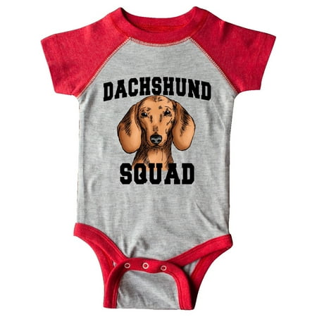 

Inktastic Dog Dachshund Squad Gift Baby Boy or Baby Girl Bodysuit