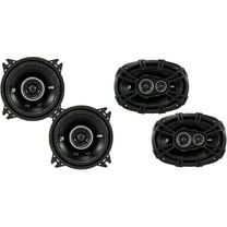 Kicker DSC6930 6x9-Inch (160x230mm) 3-Way Speakers w/ 43DSC404 4" Coaxial Bundle