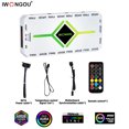 thumbnail image 2 of 4Pin PWM 6 ARGB Ports 3Pin 5v Speed Controller Universal Computer Regulator PC Case Cooling Fan Hub remote control KZQ-5V3P-W, 2 of 5