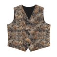 thumbnail image 4 of Garronmavis Duck Camouflage Boys Suit Vest Comfortable Sleevless Fall Winter Warm Outerwear with Pockets Versatile V Neck Adjustable Back Strap Vests Fashion Sleeveless Outerwear, 4 of 7