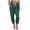 Green, variant on Staron Women's Casual Pants with Pockets Solid Color Comfortable Relaxed Joggers Ankle Cuff Lounge Travel Sweatpants, Black L