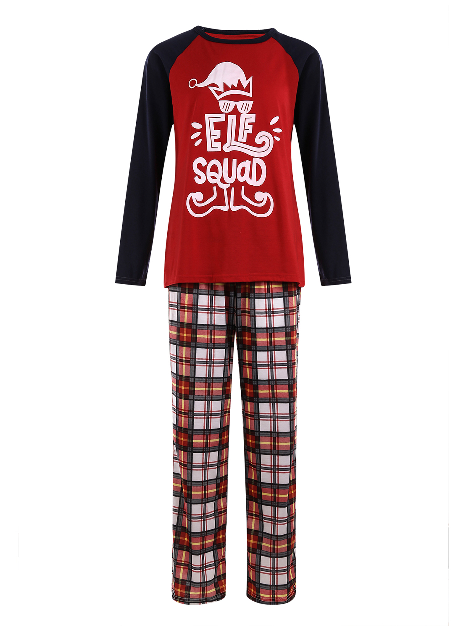 Matching Christmas Pjs for Family Christmas Morning Squad Letter Print Pajamas Set