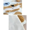 thumbnail image 3 of facefd Throw Pillow Cover Kit Printed Rug Punch Needle Material Punch Set Brown Flower, 3 of 9