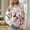E Pink, variant on ITSAME Womens Sweatshirt, Pleated Crewneck Color Block Checked Long Sleeve Fashion Casual Pullover Tops Pink M
