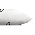 thumbnail image 3 of Creative Products Relax Thin Script White and Black 14x20 Indoor / Outdoor Pillow, 3 of 8