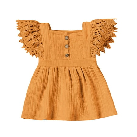 

ZMHEGW Formal Dresses For Teens Summer Princess Skirt Female And Young Children Skirt Dress Female Solid Color Sleeveless