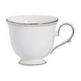 thumbnail image 1 of Lenox Pearl Tasse à Thé Platine, Blanche, 1 of 3