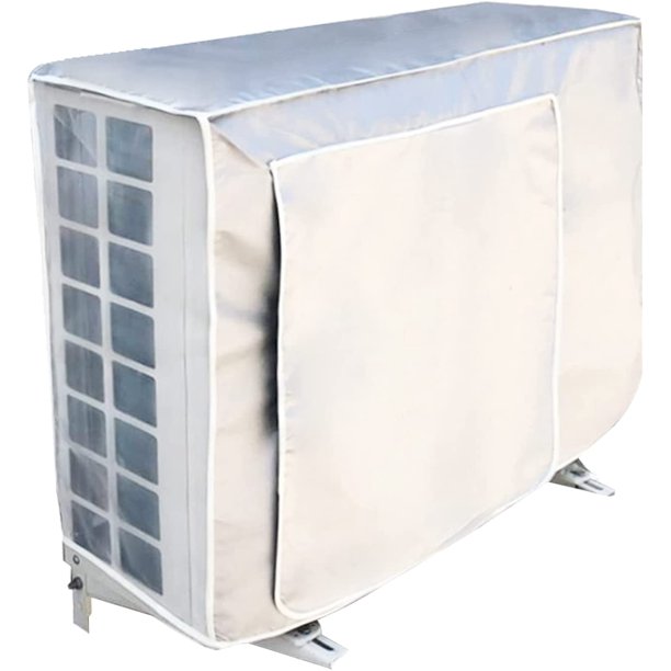 (80 * 26 * 57 CM) Cubiertas de Aire Acondicionado para Invierno Cubierta de Aire Acondicionado para Exteriores - A Prueba de Polvo y Nieve - Protección contra la Lluvia y el Sol - Hecha de Tela Oxford
