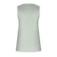 thumbnail image 4 of Giftesty Tank Tops for Women Summer Solid Color Sleeveless Casual Camisole T-Shirt Women's Top Round Neck, 4 of 5