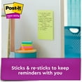 thumbnail image 4 of Post-it Super Sticky Lined Notes, Energy Boost Collection, Multi-Size, 45 Sheets, 4 Pads, 4 of 15