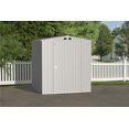 thumbnail image 1 of Arrow Elite Steel Storage Shed, 6x6, Cool Grey, 1 of 9