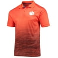 thumbnail image 2 of Men's Colosseum Orange Clemson Tigers Marshall Polo, 2 of 3