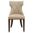 thumbnail image 3 of Ceets Reine Leatherette Dining Chairs (Set of 2) Saddle, 3 of 5
