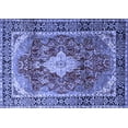 thumbnail image 1 of Ahgly Company Indoor Rectangle Persian Blue Traditional Area Rugs, 2' x 4', 1 of 4
