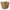Brown Handmade Large Natural Rectangle 20" x 18" x 19", variant on DecMode 14", 16", 19", 21"W Brown Seagrass Handmade Woven Curved Storage Basket with Silver Metal Handles, 4-Pieces