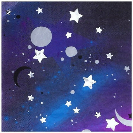 We Love Sundays Galaxy 9" Napkins, 6.5" x 6'5", 20 per pack
