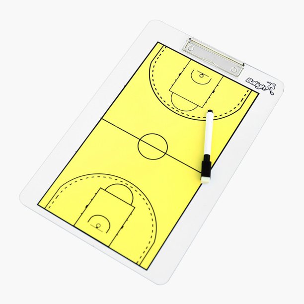 Basketball Coaches Strategy Tactic Board 14 3 X 9 1 X 0 6 Inches Clipboard Full Field View Sides Walmart Com Walmart Com