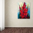 thumbnail image 3 of Trademark Fine Art 'Hollyhocks' Canvas Art by Marion Rose, 3 of 3