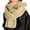 Z1-Beige, variant on Mifelio Scarf for Women Warm Winter Scarf Unisex Polyester Fleece Scarf Multi Color Cold Weather Neck Scarves for Men Women Winter Scarf Black One Size