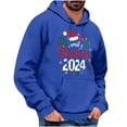 thumbnail image 2 of Fiudx Sudadera Capuchino y Estampado Navideño para Hombre, Ligera, Deportiva, con Cuello Curvo, Ideal para Gimnasio y Ciclismo, Estilo de Vida Activo, Transpirable., 2 of 4