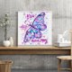 thumbnail image 4 of Cuadros Decorativos DIY mariposa luminosa diamante pintura completo redondo taladro pared decoración Rhinestone Ndcxsfigh Nuevos Originales, 4 of 9