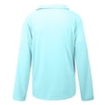 thumbnail image 4 of Women Solid Long Sleeve Turn Down Collar Blouse Pullover Tops Shirt Handstand Shirt Long Sleeve Our Womens Long Sleeve Short Sleeve Shirts Women Women Shirts Workout Turtle Neck Top Pack for Women, 4 of 4