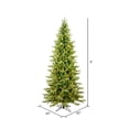thumbnail image 3 of Vickerman 9' x 52" Balsam Spruce Slim Tree, 1700 Warm White Low Voltage 3MM LED Lights., 3 of 5