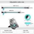 thumbnail image 5 of 30*30cm style3 Collar de gato de seguridad de silicona con gatito separable ajustable con campana, 5 of 5