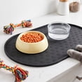 thumbnail image 5 of Pet Silicone Mat with Raised Edge, Paw Pattern Waterproof Non-Slip Mat for Dog & Cat Feeding, Easy to Clean and Anti Splash, 5 of 5