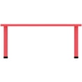 thumbnail image 4 of Homelala - Red - Kids Table - Height Adjustable 18.25" - 19.25" Rectangle Shape Child Plastic Activity Table Bright Colorful Learn Play School Home Fun Children Furniture Round Safety Corners 24”x48", 4 of 4