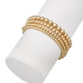 thumbnail image 3 of Alexis Jewelry 3mm Yellow Gold Fill Bead Bracelet, 3 of 3