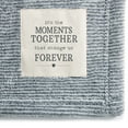 thumbnail image 2 of DEMDACO Moments Together Change Us Soft Grey 120 x 60 Fleece Fabric Family Blanket, 2 of 3
